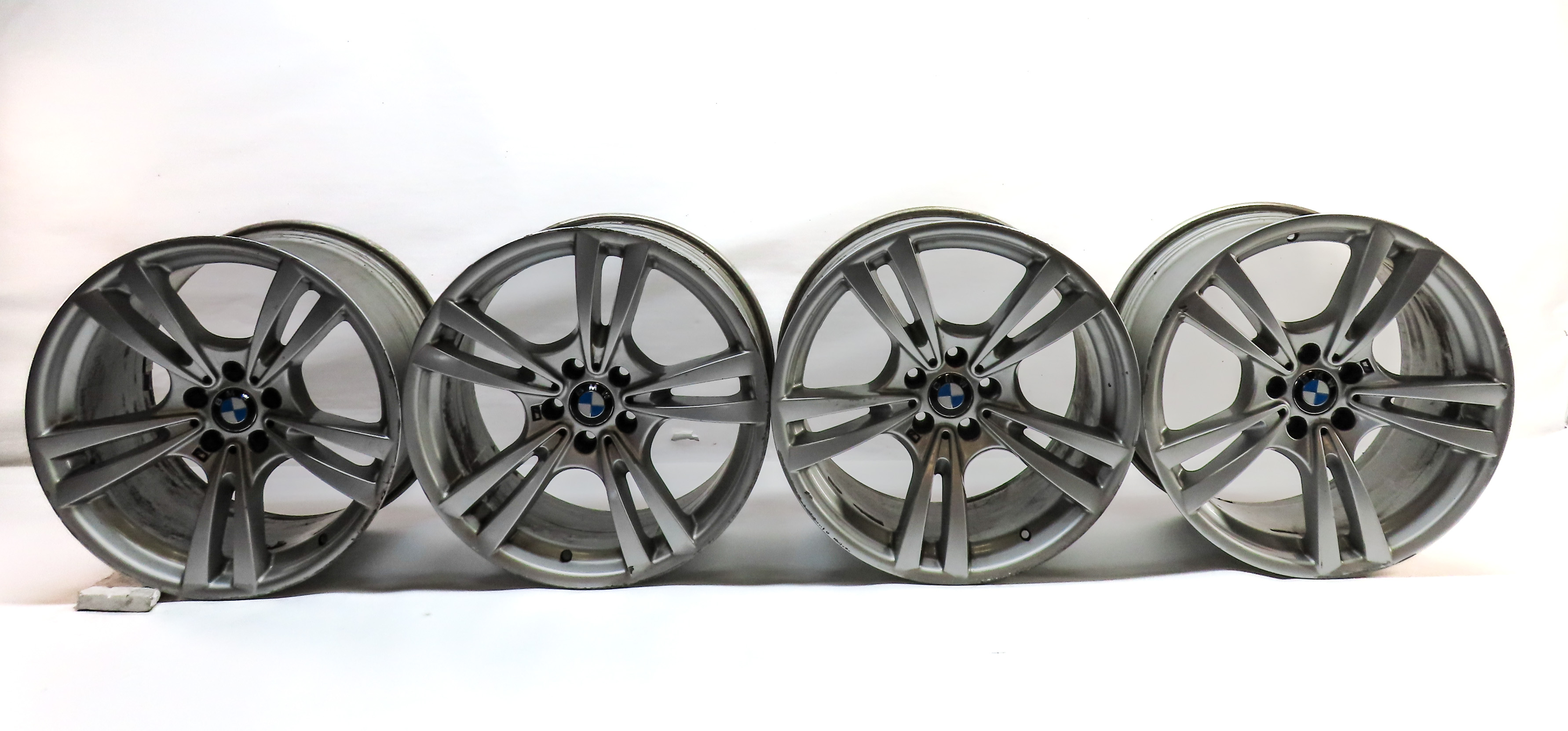 2010-2014 BMW X5 X6 (E70 E71) 20x10 & 20x11 5 DOUBLE 10-SPOKE WHEEL RIM SET-4 — exact item pictured